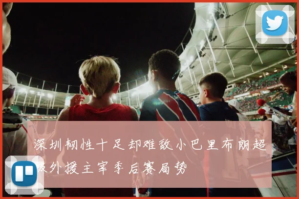 深圳韧性十足却难敌小巴里布朗超级外援主宰季后赛局势