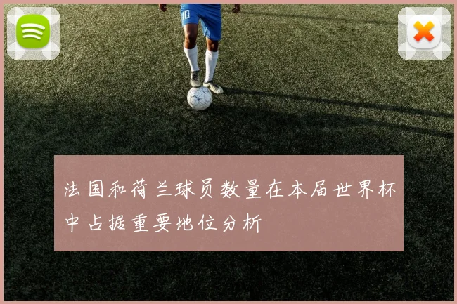法国和荷兰球员数量在本届世界杯中占据重要地位分析